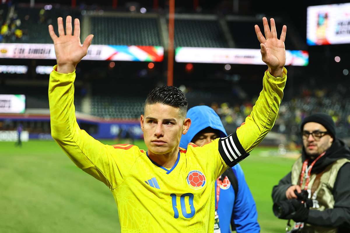 Colômbia considera James Rodríguez em boa forma apesar de pouco tempo em campo na MLS