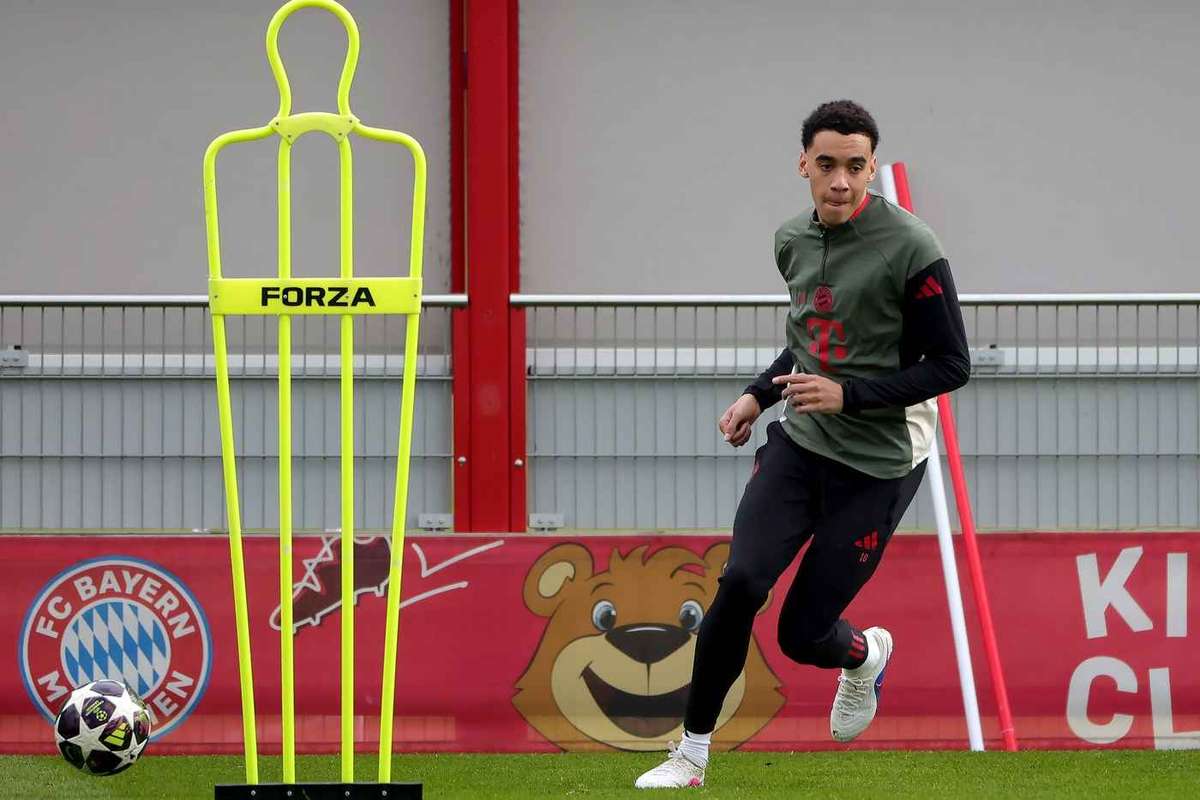 Wieder auf dem Trainingsfeld: Musiala absolviert Einheit allein