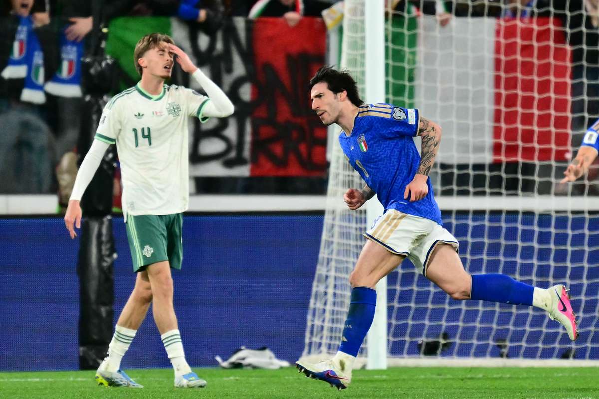 Italy's World Cup hopes remain alive after battling past Northern Ireland in semi-final