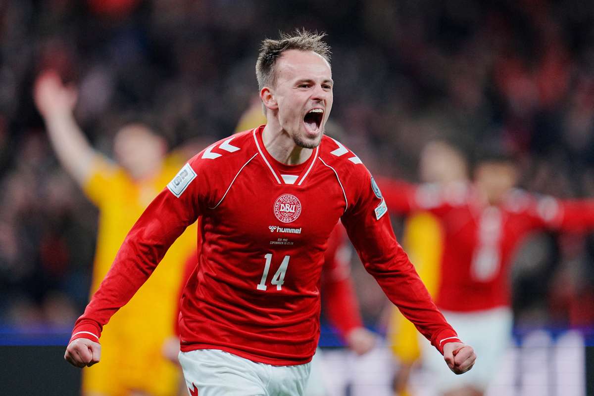 Denmark Hits Stride in Rout of North Macedonia to Edge Closer to World Cup