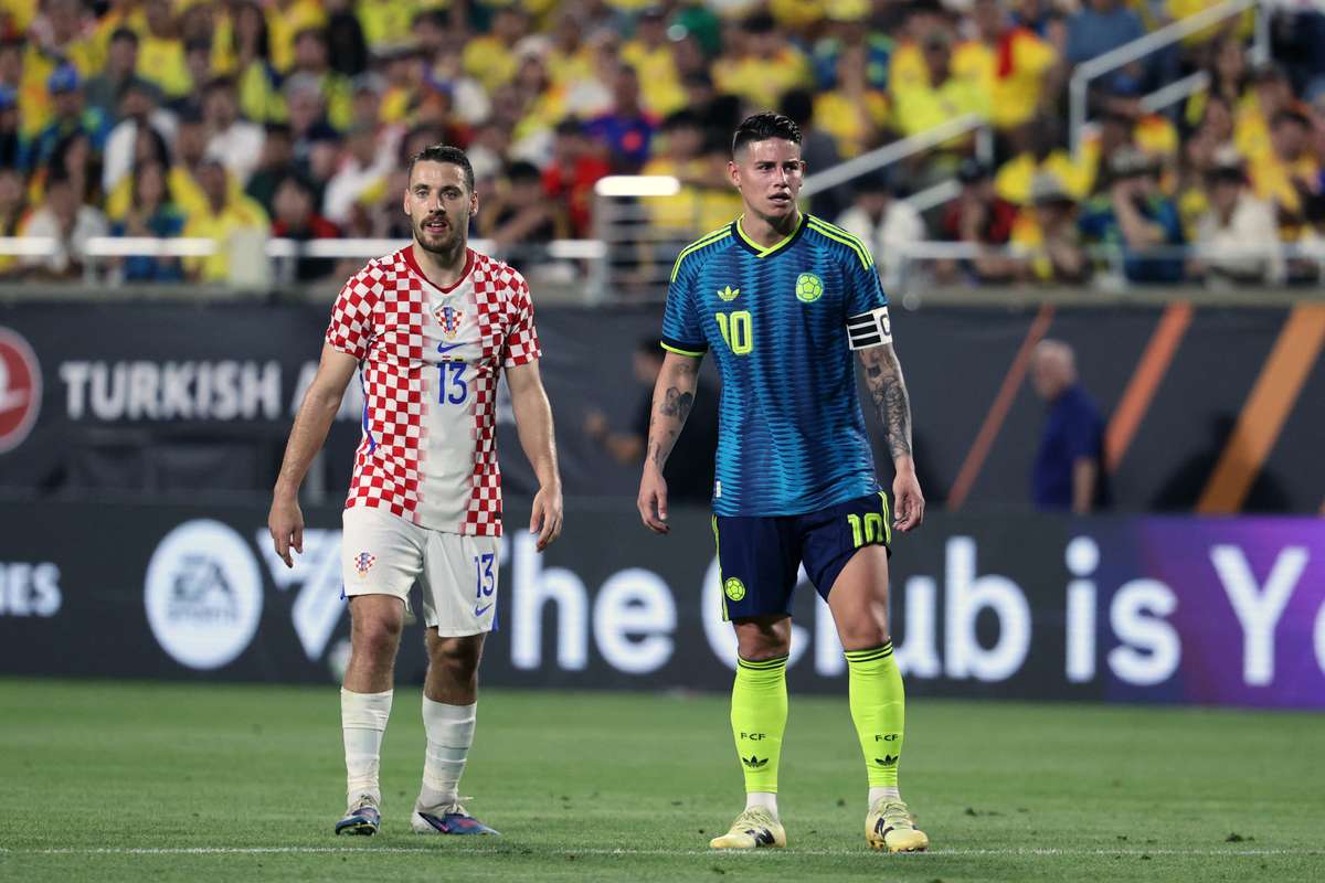 James acumula minutos mientras Colombia pierde contra Croacia en partido preparatorio para el Mundial 2-1