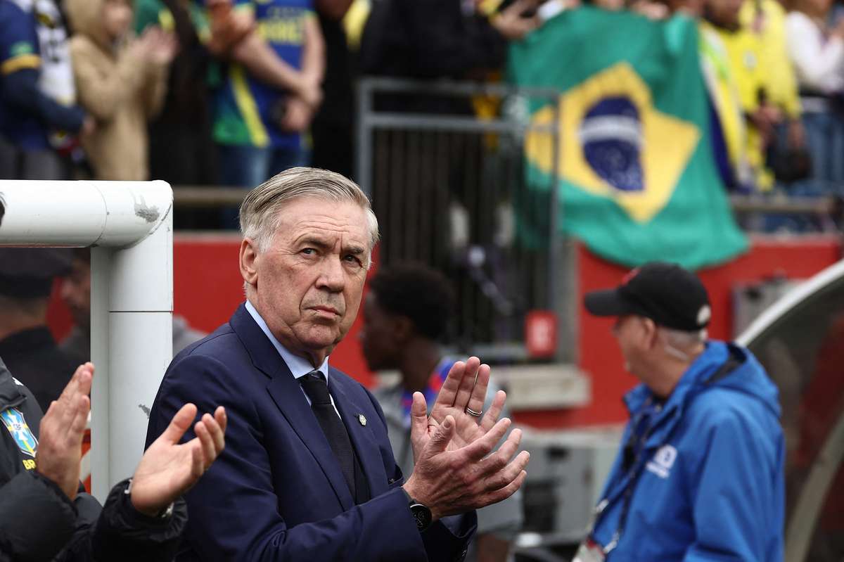 Ancelotti brushes aside Neymar questions after Brazil's loss against France