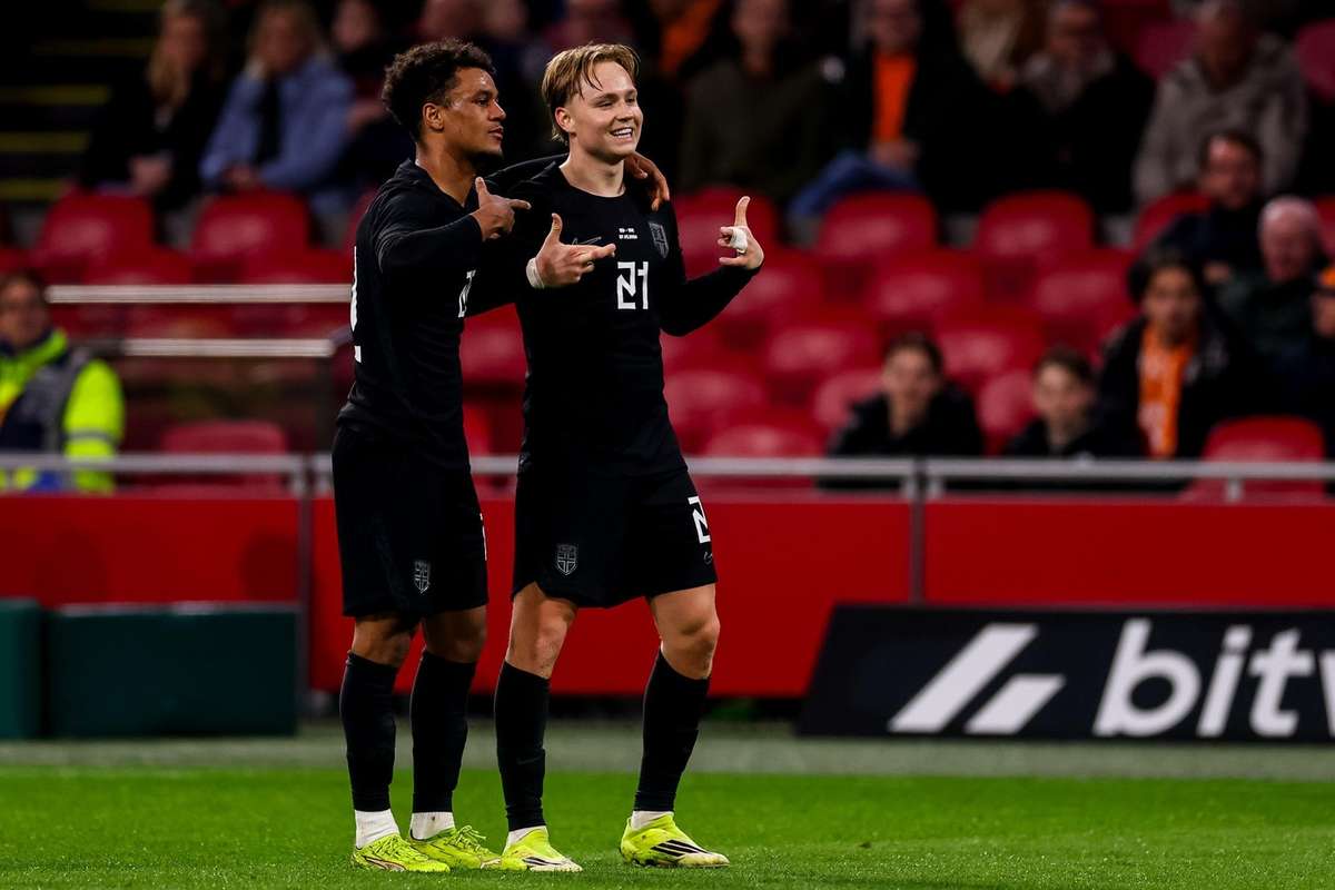 Schjelderup marca o primeiro golo pela Noruega: Tenho jogado muito no Benfica e ganhei confiança