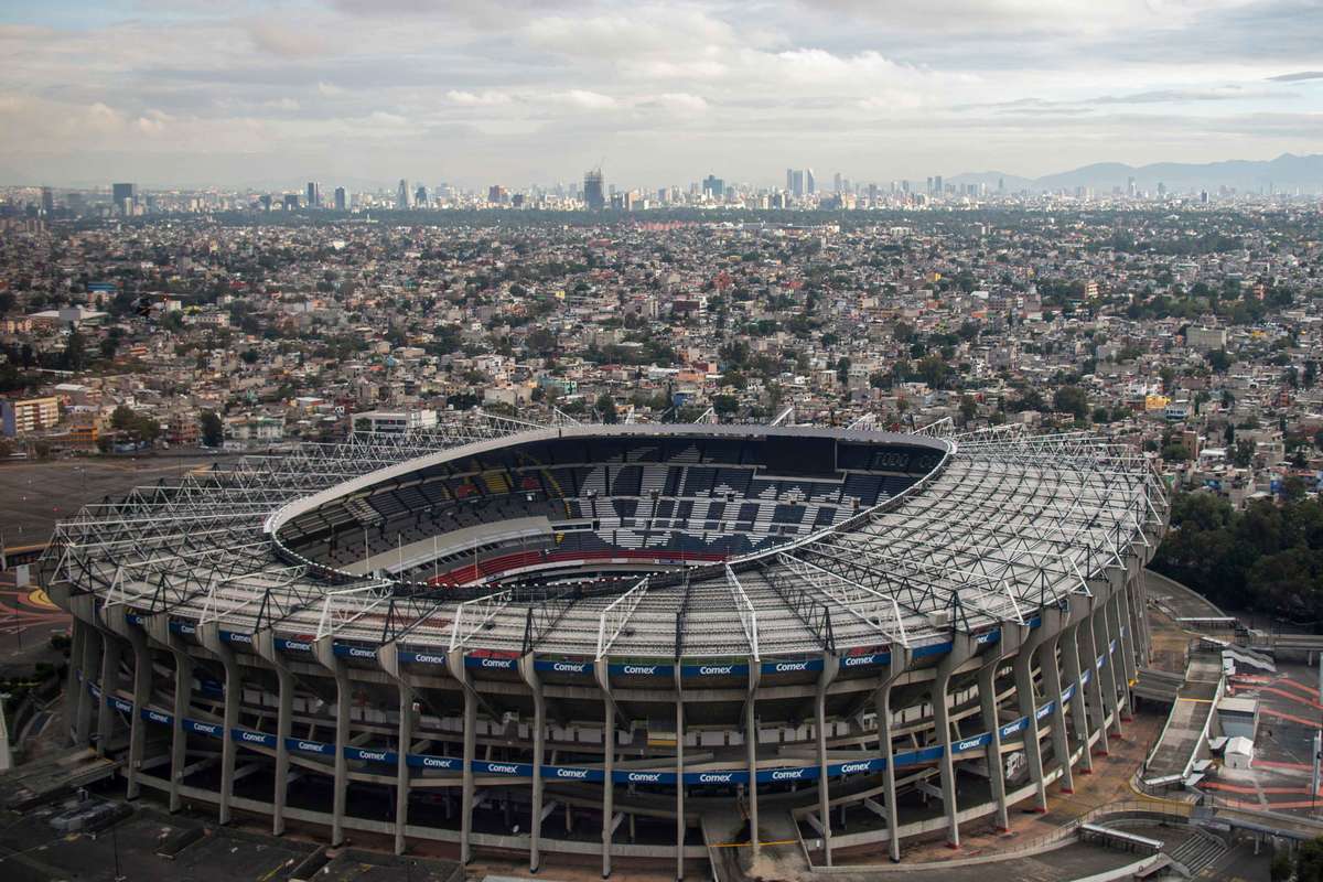Fünfundsiebzig Tage vor WM Beginn Ikonisches Azteca Stadion bei Probespiel neu eröffnet