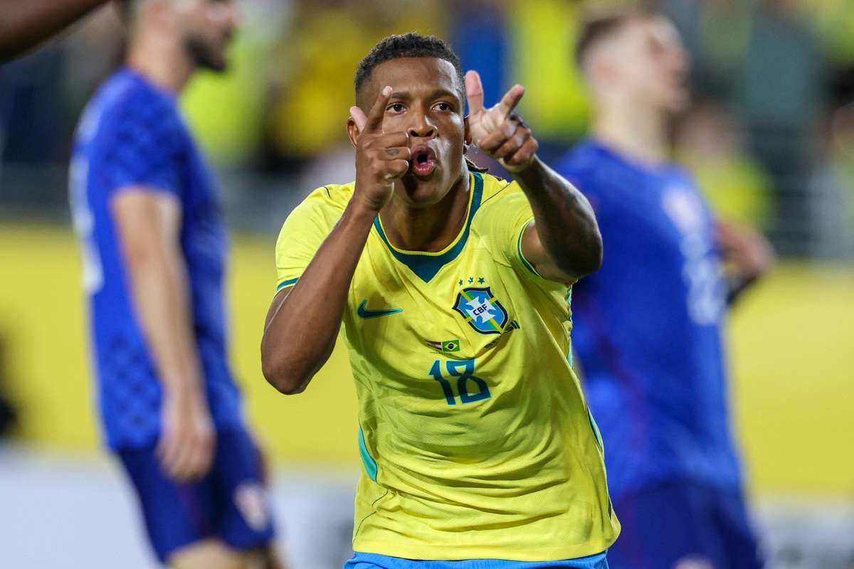 Endrick destaca se no final e seleccao brasileira derrota croatas no ultimo ensaio antes da convocatoria definitiva para o Mundial