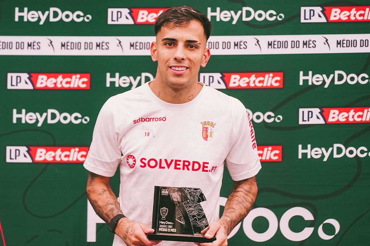 Liga Portugal: Rodrigo Zalazar distinguido como melhor médio de fevereiro