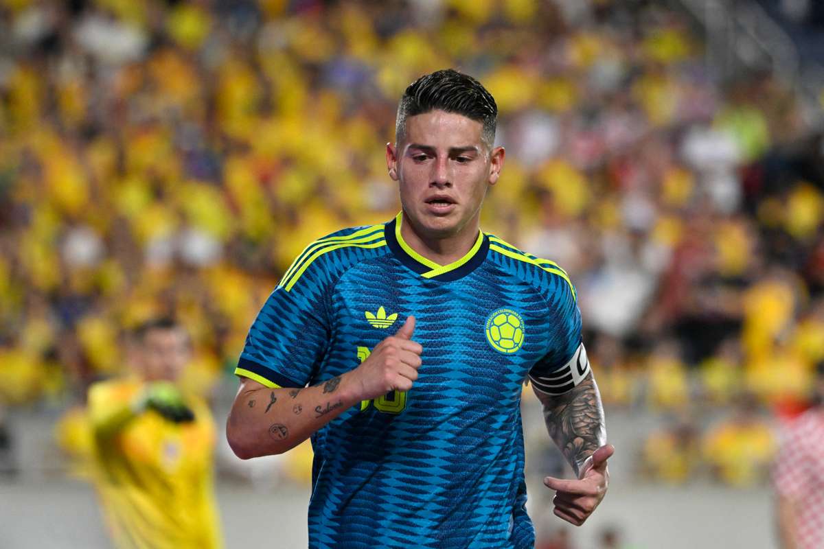 James Rodríguez internado por desidratação severa