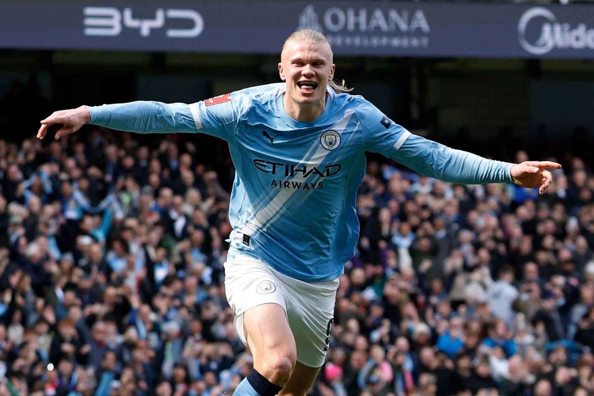 Haaland faz hat-trick e Manchester City derrota Liverpool para avançar às meias-finais da Taça de Inglaterra