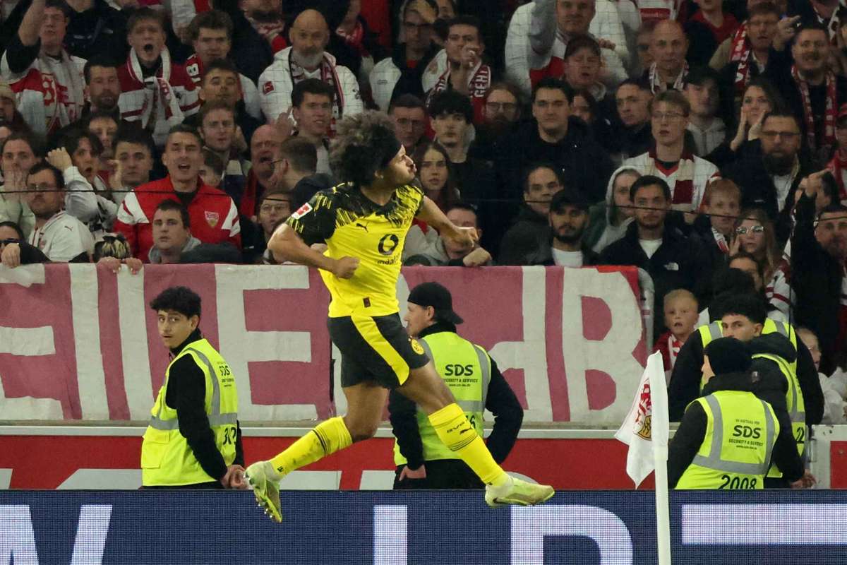Adeyemi und Brandt toren Lastsekunden Dortmund punkten gegen VfB Stuttgart