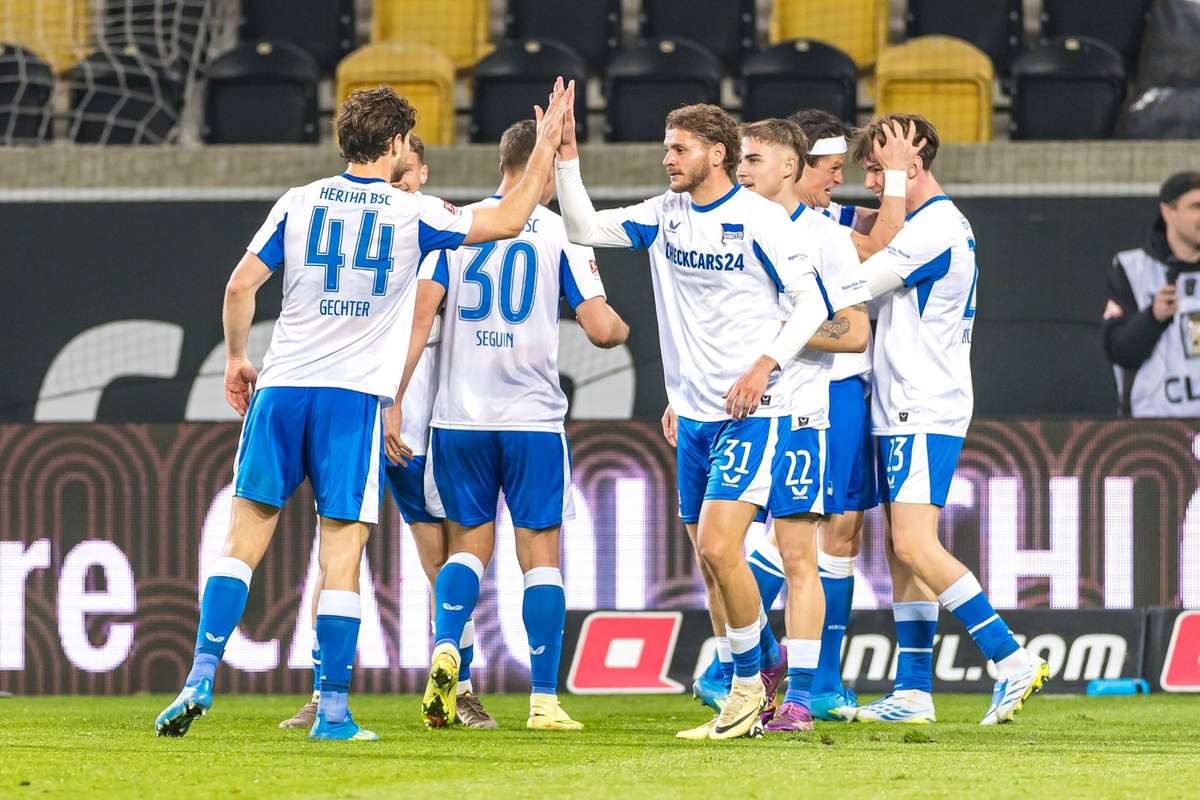 Unruhen verdunkeln Match-Triumph: Geschwächte Hertha sichert sich Erfolg in Dresden