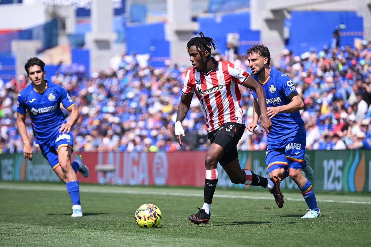 El Getafe derrota a un poco amenazante Athletic en el retorno de Nico Williams (2-0)