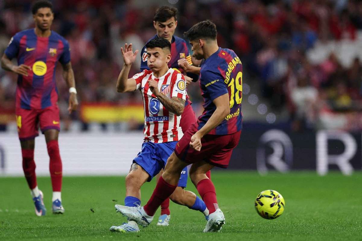 El Atlético repite la acción del derbi después del duelo con el Barça