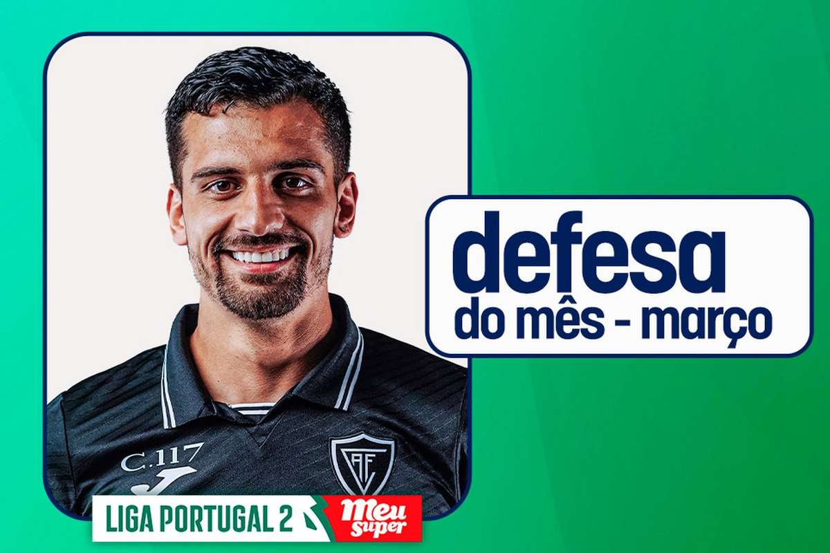 Liga 2: Anthony Correia do Académico de Viseu nomeado defesa do mês em março
