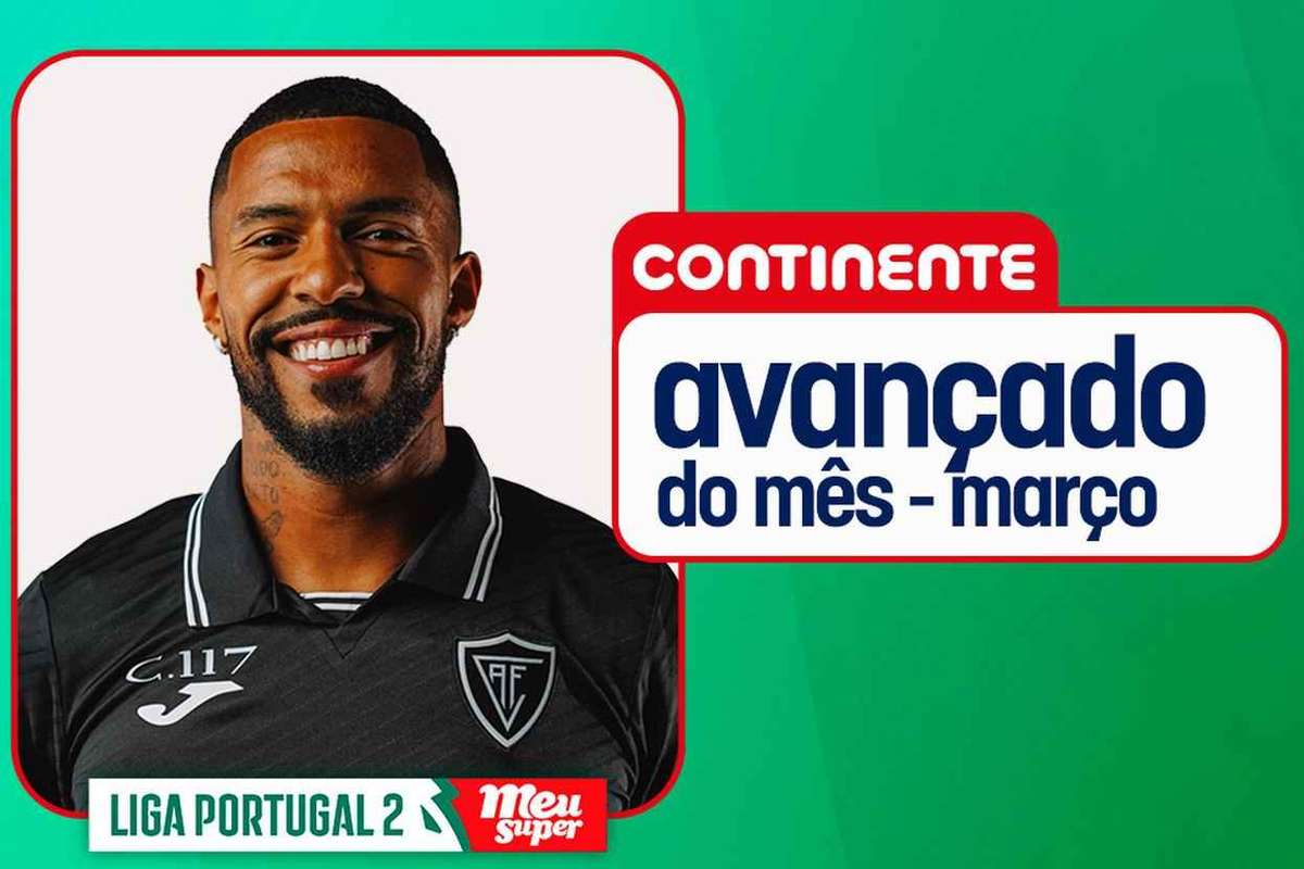 Liga 2: André Clóvis volta a ser eleito o melhor avançado do mês