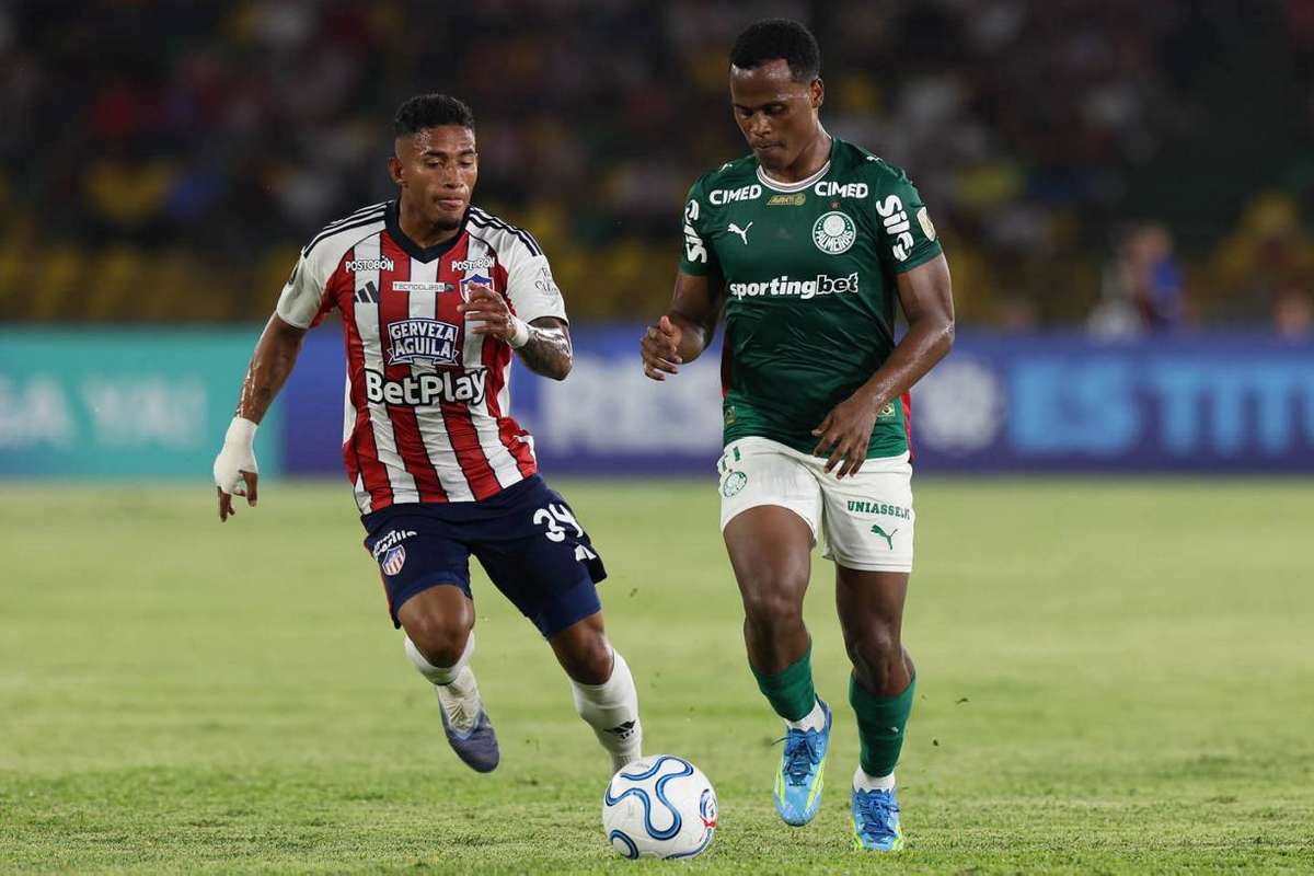Palmeiras avança na segunda parte mas termina empatado com o Junior da Colômbia na estreia da Taça Libertadores