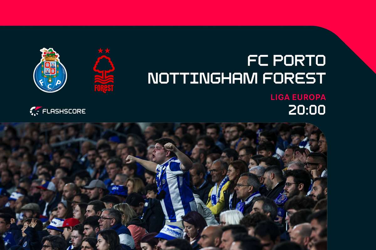 Quartos da Liga Europa: FC Porto enfrenta Nottingham Forest com regresso de Vítor Pereira no jogo da ida