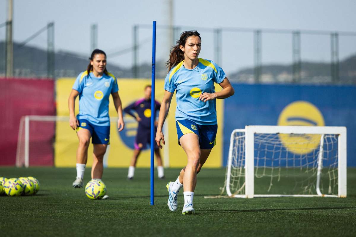 Aitana Bonmatí retoma los entrenamientos con el equipo y mira hacia el Bayern