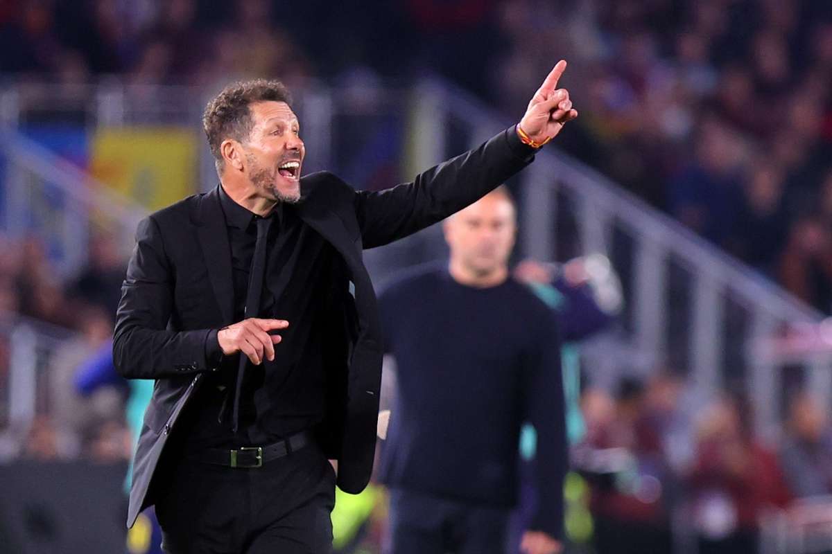 Simeone: "¿Las protestas del Barça? Residimos en Madrid, ya estamos habituados"