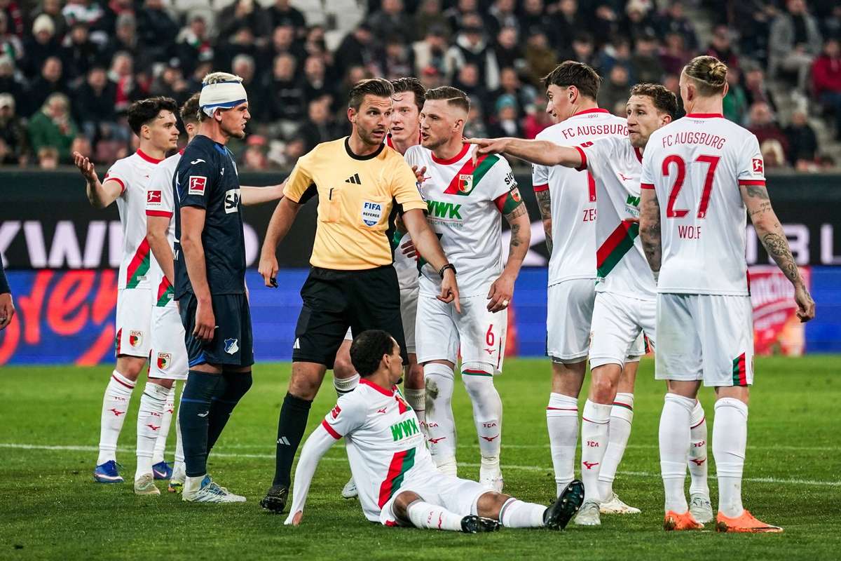 Hoffenheim mount stunning comeback from two goals behind to earn draw against Augsburg in Bundesliga