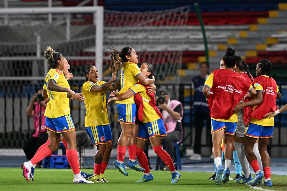 Argentina y Colombia ascienden al liderato mientras Ecuador desciende en la Liga de Naciones femenina