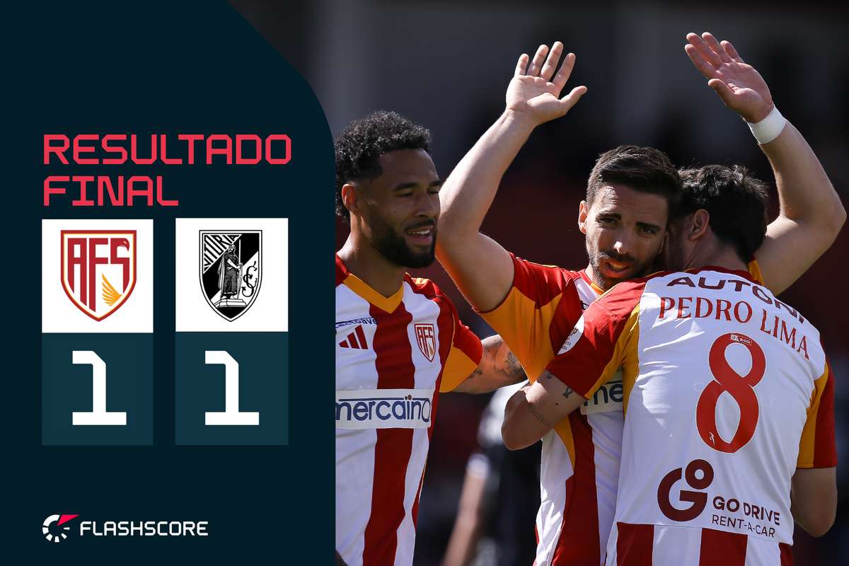 Equipa última ainda ilumina: AFS e Vitória SC dividem pontos