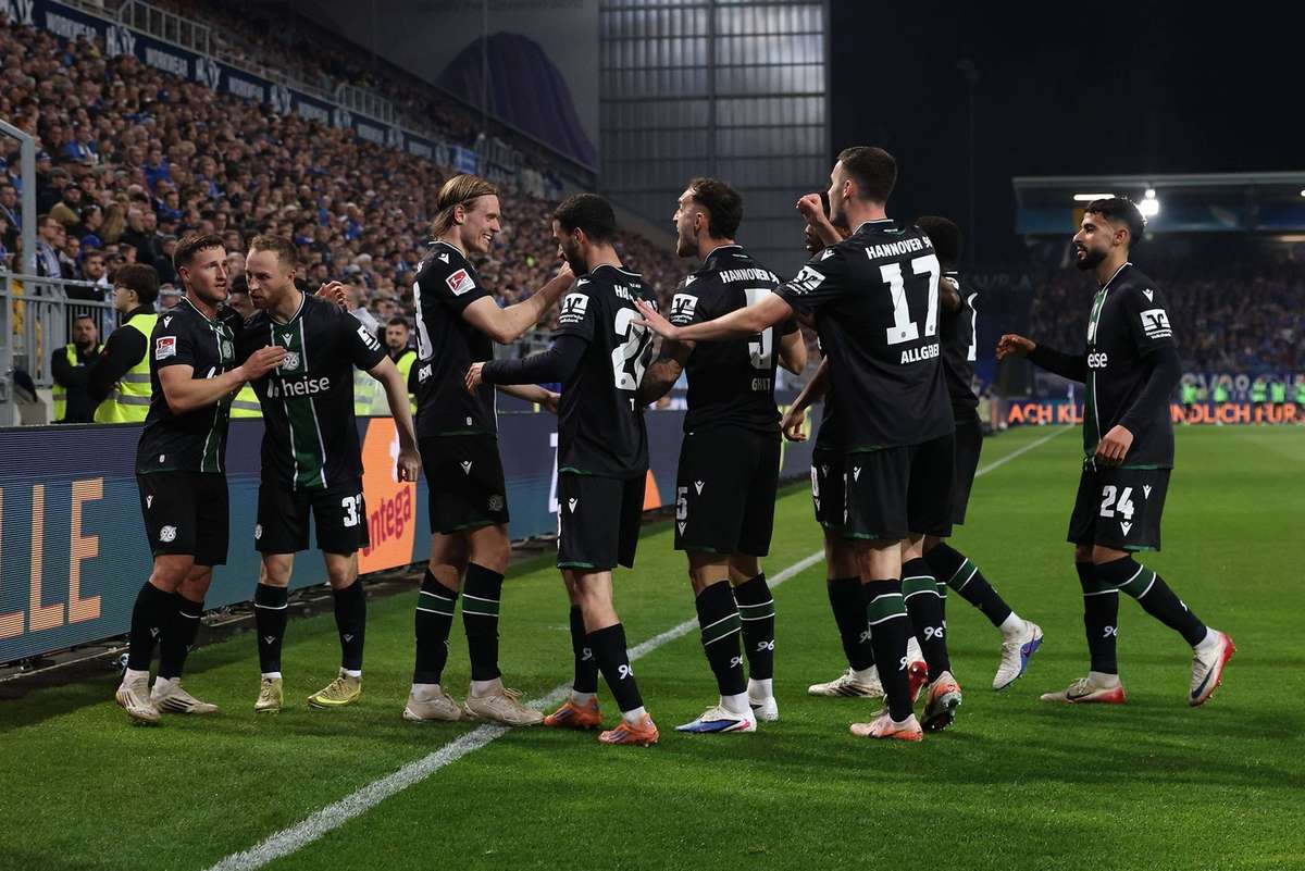 Hannover 96 triumphiert am Böllenfalltor Erste Heimniederlage für Darmstadt