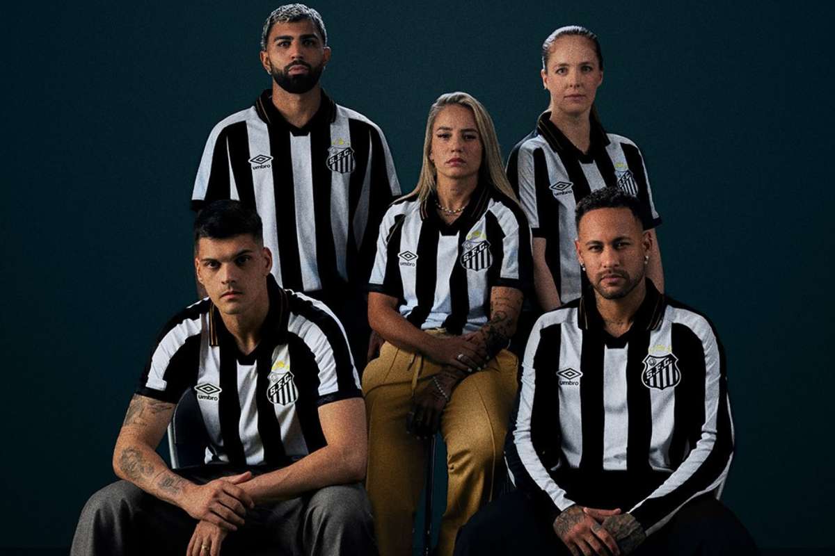 Santos e Umbro apresentam a nova camisola reserva para 2026