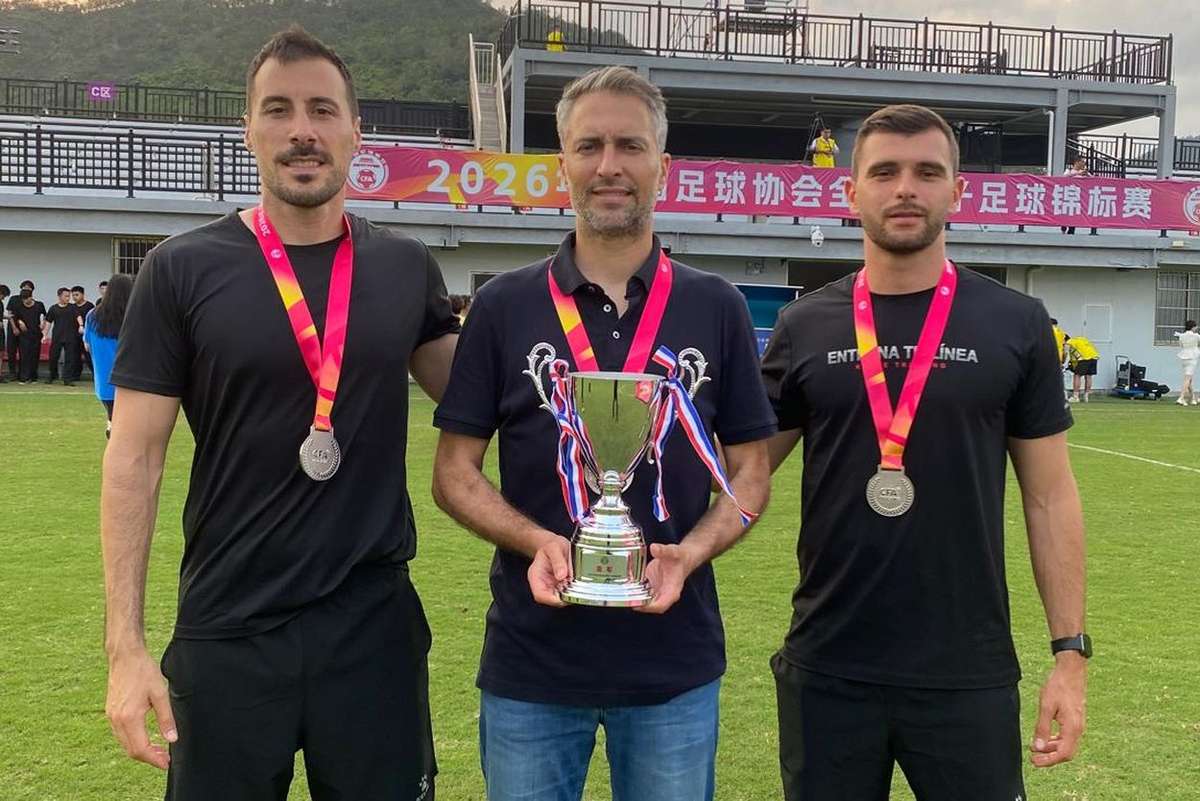 Feminino: Miguel Santos fica em segundo na Taça Nacional da China representando o Jiangsu Yinhao