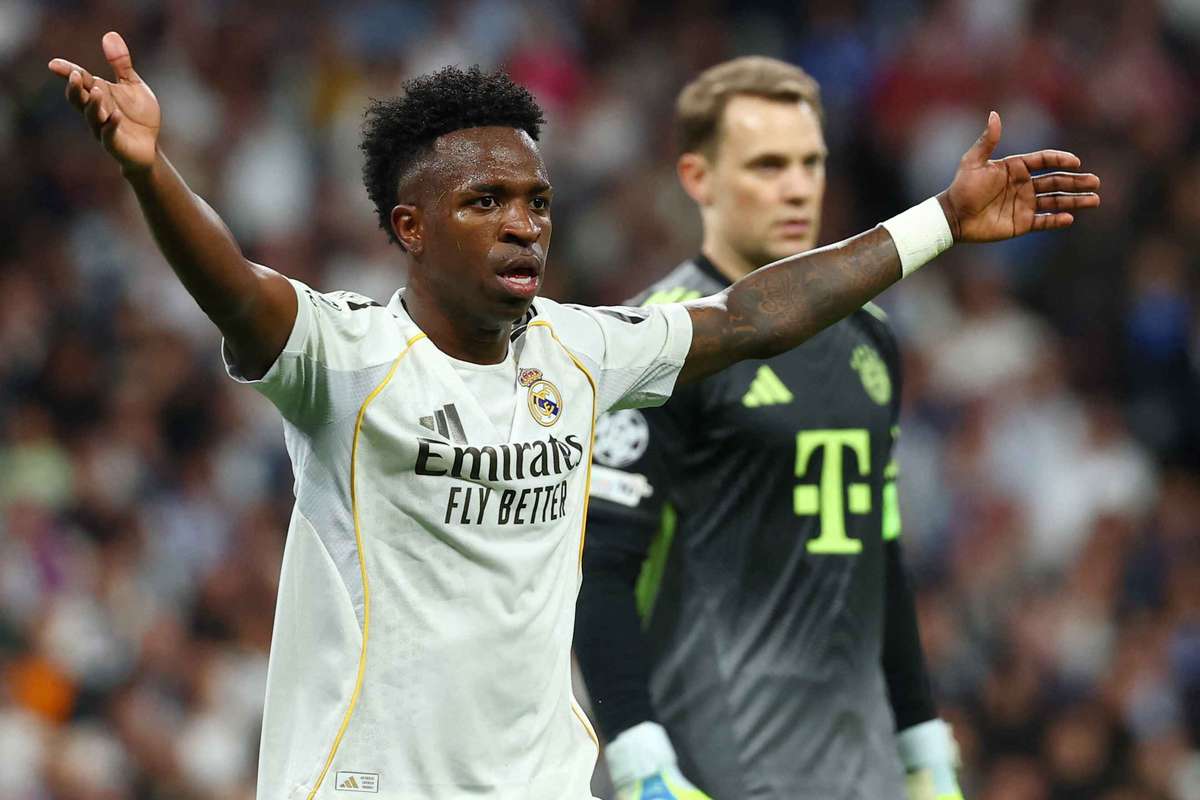 Vinícius Júnior procura reviravolta e redenção diante do Bayern na Liga dos Campeões
