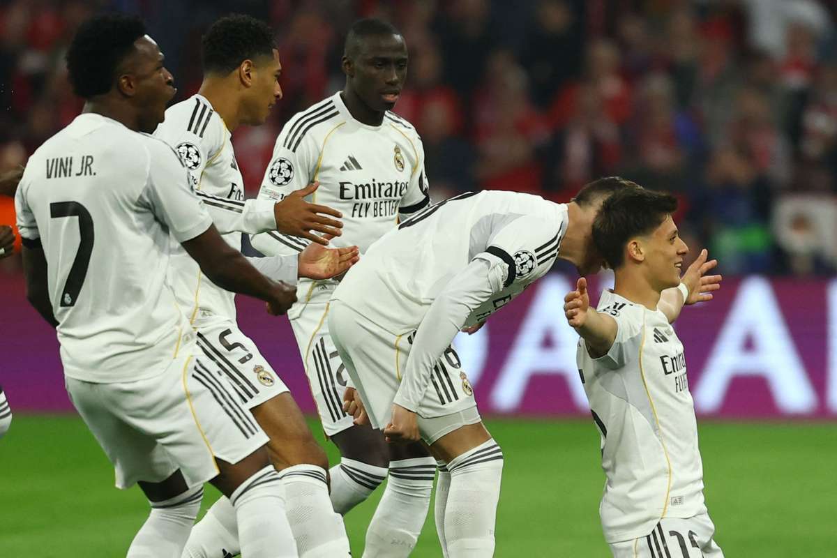 Neuer oferece prenda e Güler marca segundo golo mais veloz da história do Real na Champions