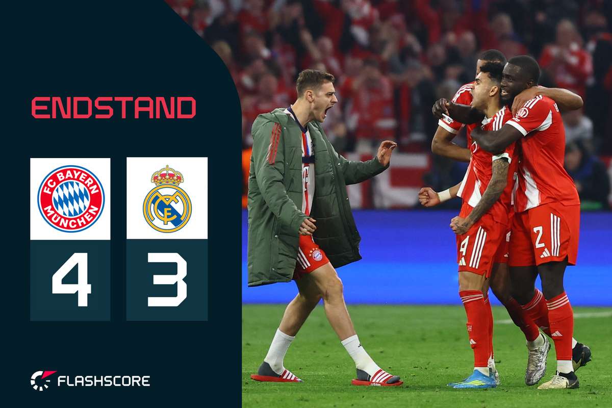 Thriller in München: Bayern stürmen ins Champions-League-Halbfinale