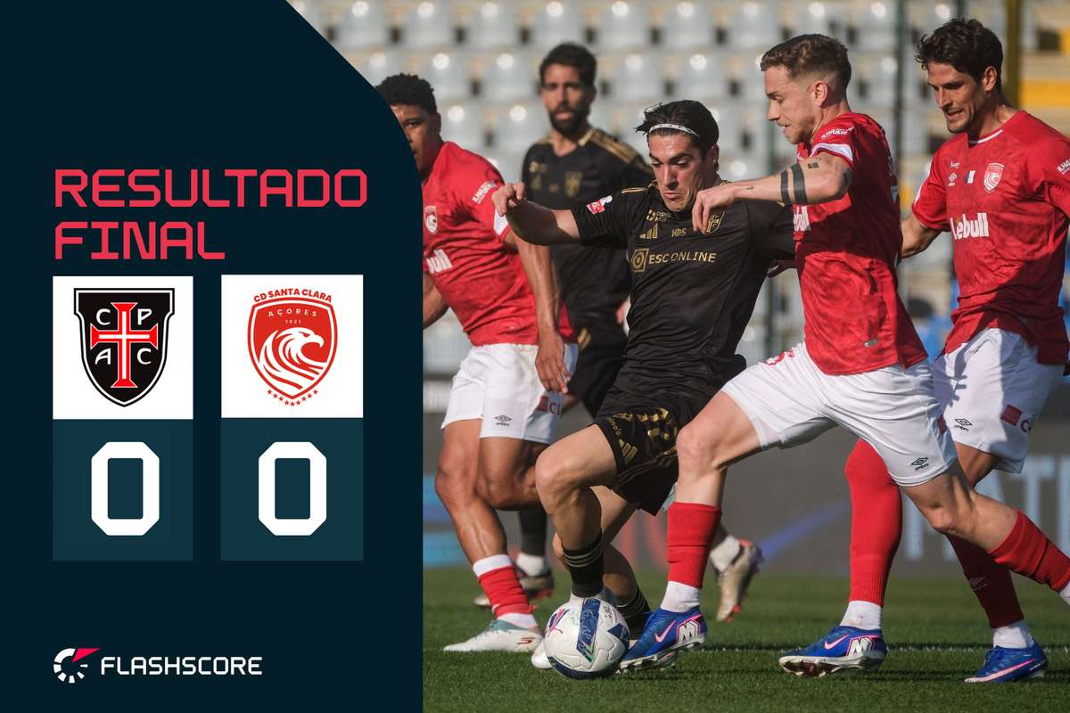 Necessidade de vitória resulta em empate: Casa Pia e Santa Clara igualam em confronto decisivo