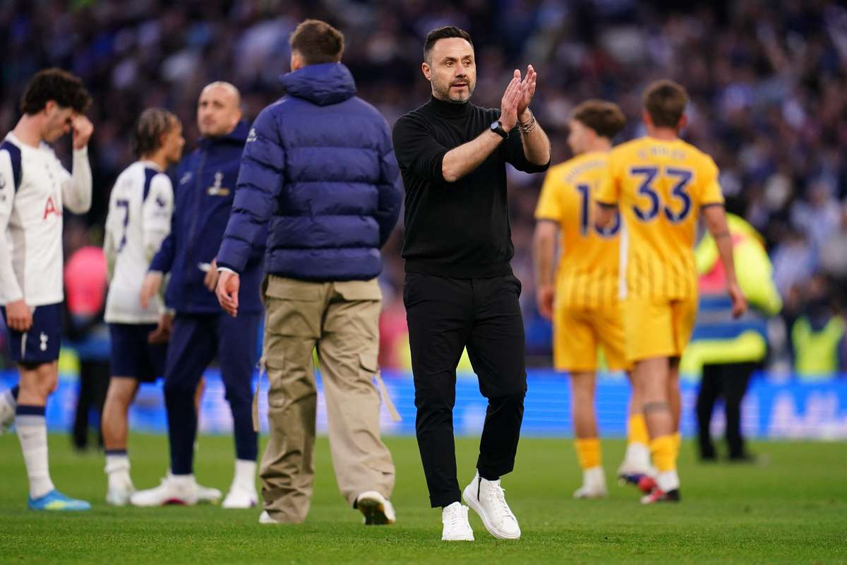 Premier League: De Zerbi afirma que o Tottenham "ainda não terminou" a batalha pela permanência
