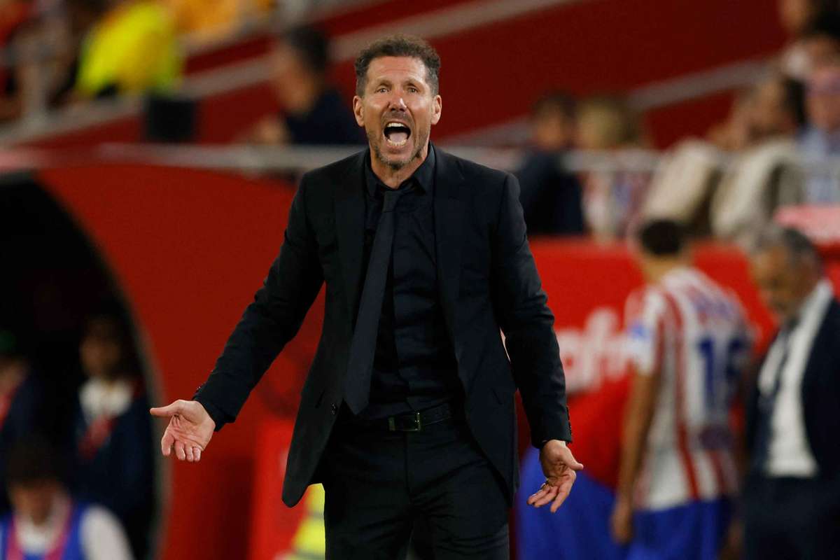 Simeone revela decepção com o início fraco do Atlético de Madrid na final