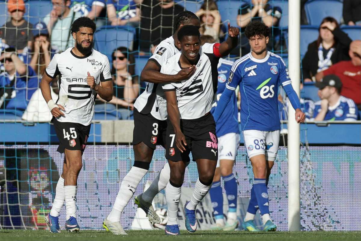 Rennes s'offre Strasbourg à la Meinau et intègre le Top 4 du championnat