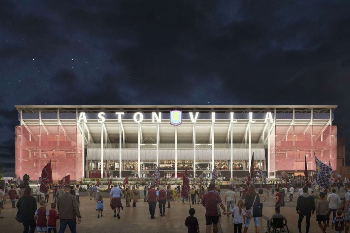 Aston Villa expande estádio na próxima temporada antes de acolher Euro 2028