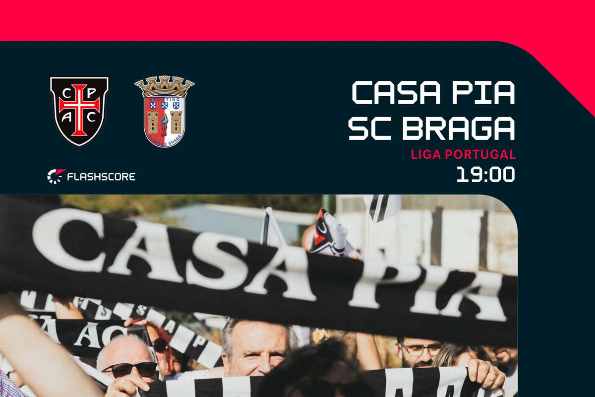 Liga: Casa Pia enfrenta SC Braga visando posições de permanência