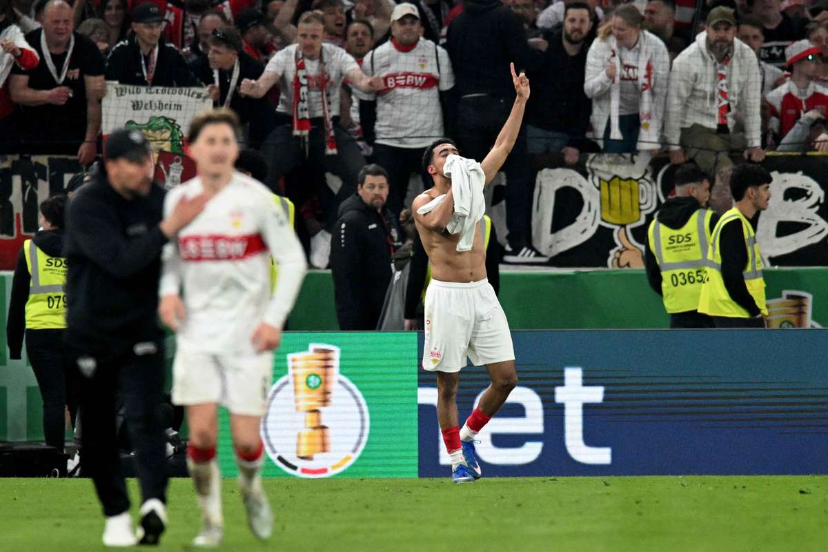 Taça da Alemanha: Tiago Tomás qualifica Estugarda para final com golo espectacular no tempo extra 2 1 após prolongamento