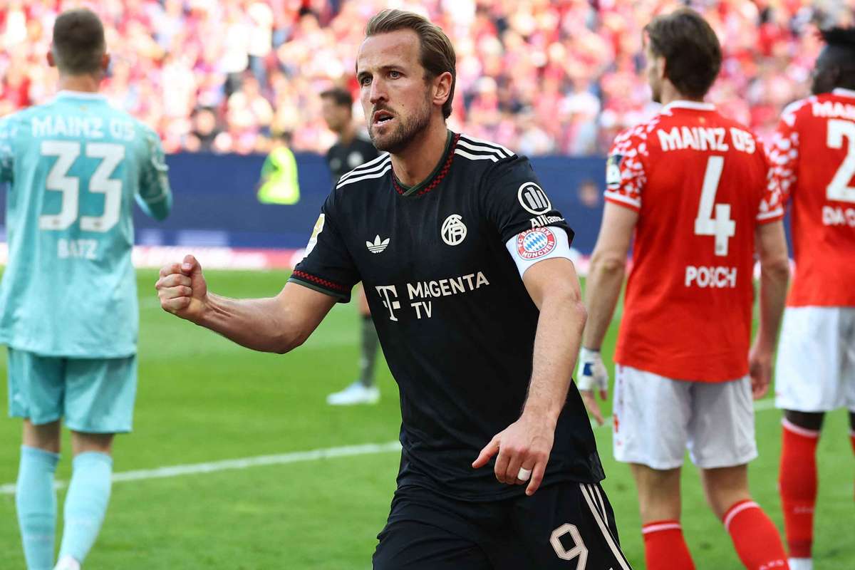 Bayern, já coroado campeão da Bundesliga, derrota Mainz com reviravolta impressionante num jogo de sete golos