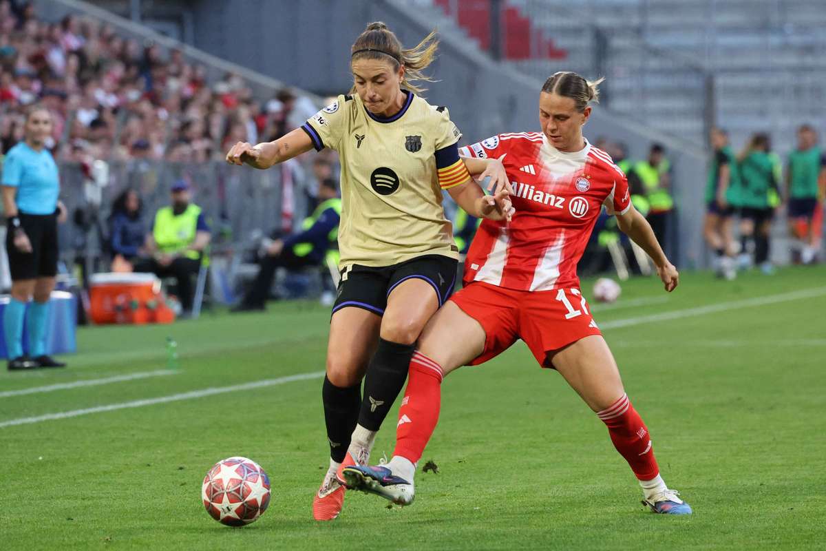 Liga das Campeões feminina Bayern e Barcelona empatam no primeiro jogo das semifinais 1 1
