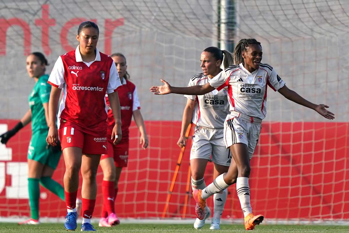 Feminino Benfica derrota SC Braga por 1-3 e conquista hexacampeonato nacional