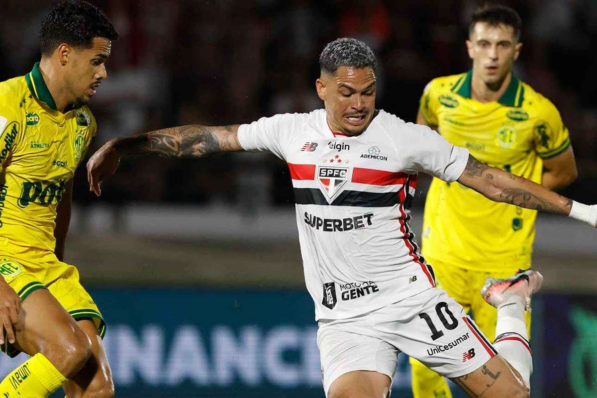 Luciano volta a marcar, São Paulo derrota Mirassol e regressa às vitórias na Série A