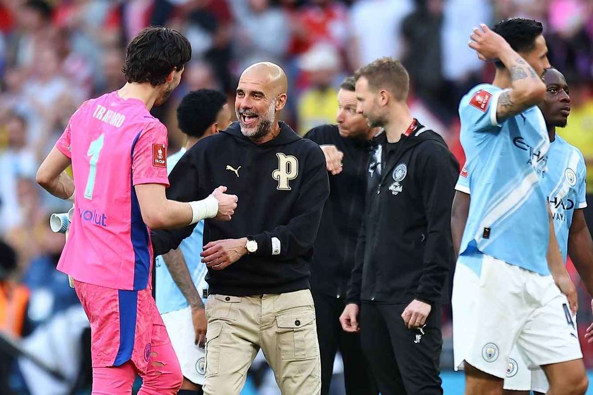 Guardiola destaca al 'increíble' Manchester City después de marcar un hito en la FA Cup