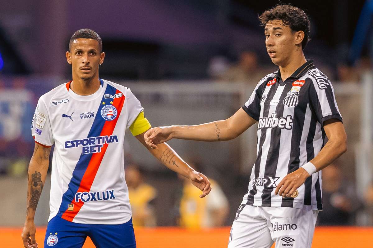 Brasileirão: Jogador ex-Benfica converte dupla de penáltis e Santos iguala com o Bahia (2-2)