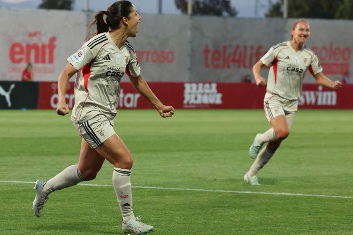 Equipa feminina do Benfica atinge quase 90 por cento de sucessos em seis épocas