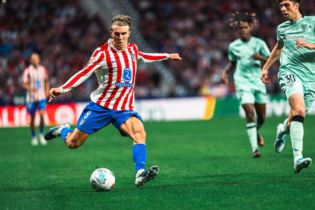 Liga dos Campeões: Atlético de Madrid revela lesão muscular de Pablo Barrios