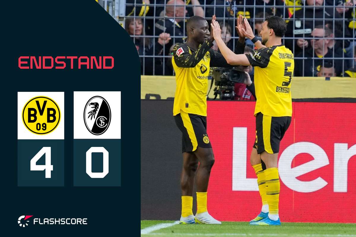 Nach starkem Sieg über Freiburg: Borussia Dortmund qualifiziert sich für die Champions League