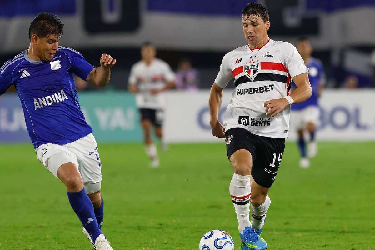 Com equipa reserva Sao Paulo empata com Millonarios e mantém liderança do grupo na Sul Americana