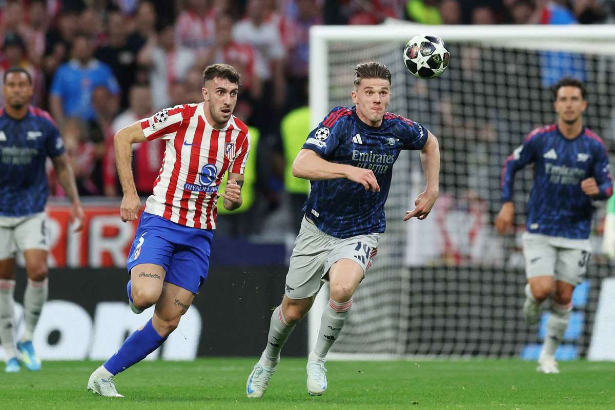 Liga dos Campeões: Gyökeres marca e Arsenal empata com Atlético Madrid (1-1)