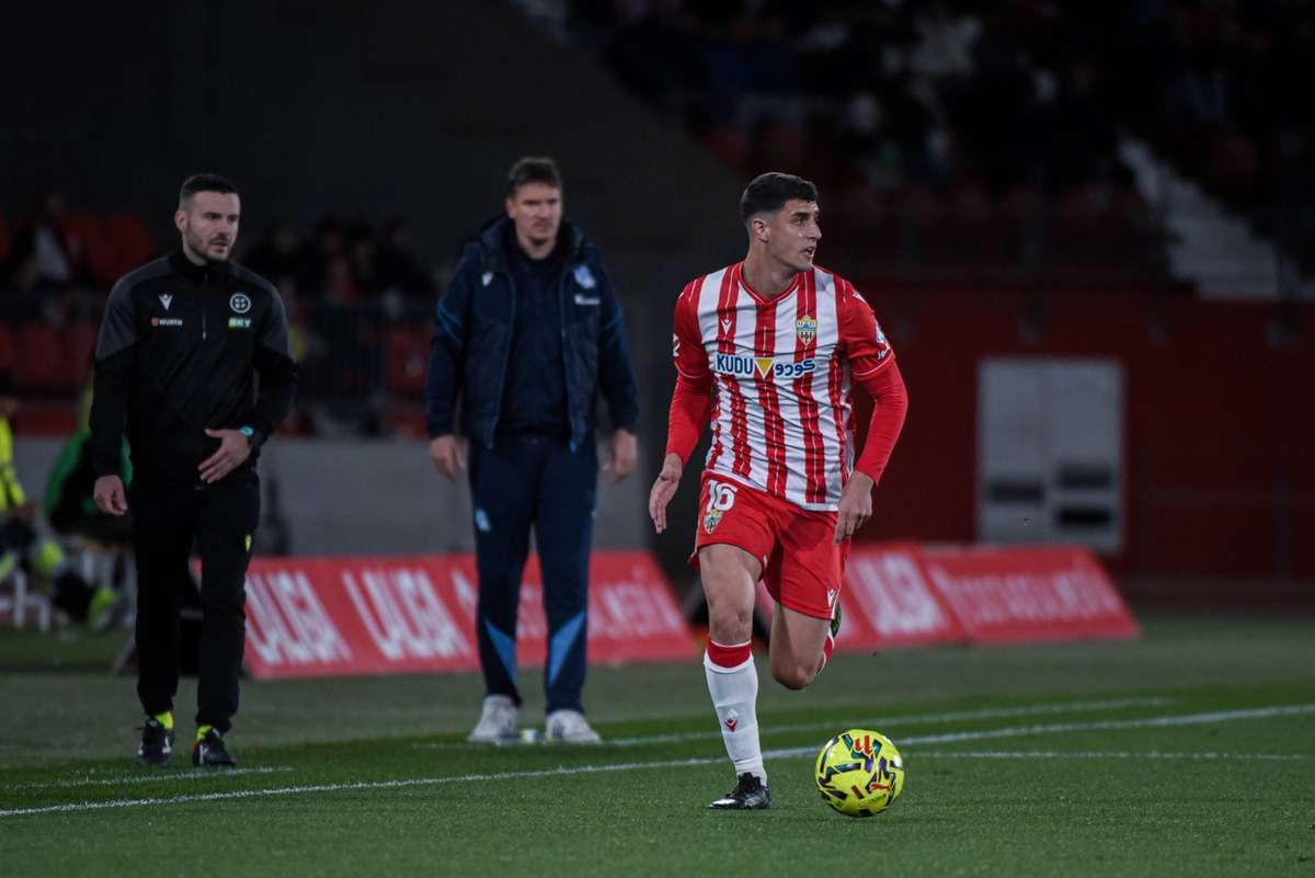 Marcos Luna el velocista del Almeria de Cristiano que aspira a seguir los pasos de Mbappe en Primera